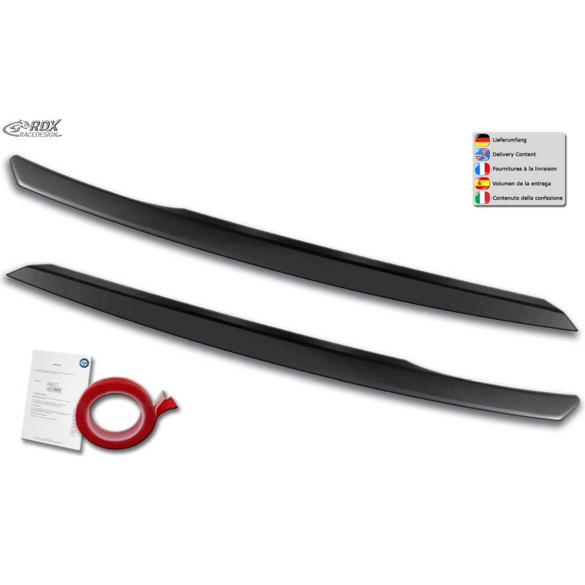 RDX Racedesign Scheinwerferblenden Boeser Blick fuer SEAT Ateca - CUPRA Ateca 5FP Bj. 2016-2021 - RDSB175