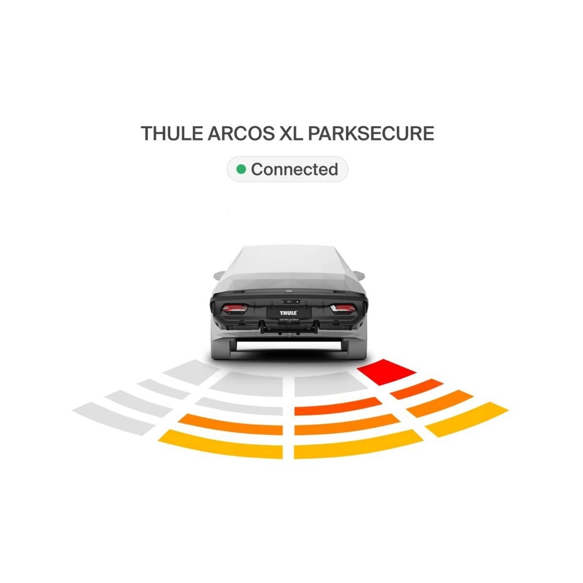 Heckbox THULE Arcos XL ParkSecure Black mit integrierten Parksensoren- 450 Liter 926700