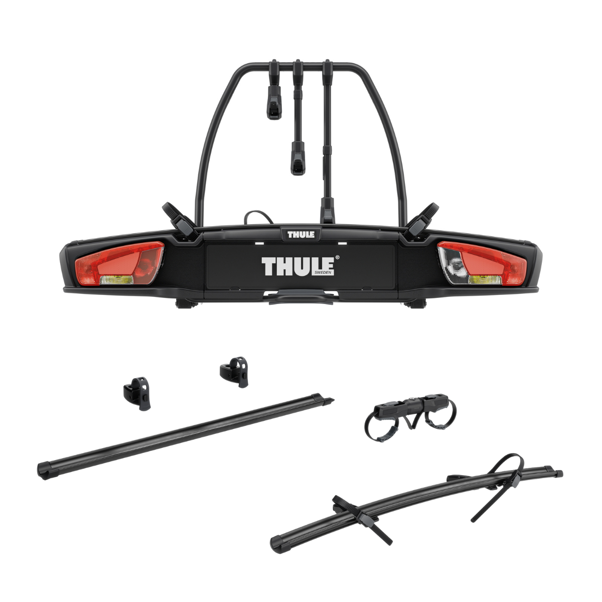 THULE 9033100 VeloSpace 3 Fahrradtraeger fuer 4 Raeder 3-1 inkl- Erw. und Rampe