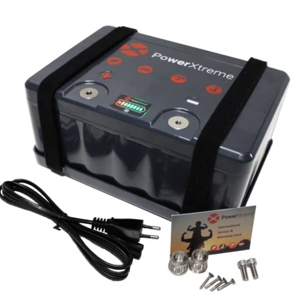 PowerXtreme Lithium-Batterie X30, 12V 30Ah - geprüfte Retoure PowerXtreme X30 Lithium LiFePO4 Batterie ultraleicht 30Ah Bord- und Antriebsbatterie fuer Wohnwagen und Wohnmobile