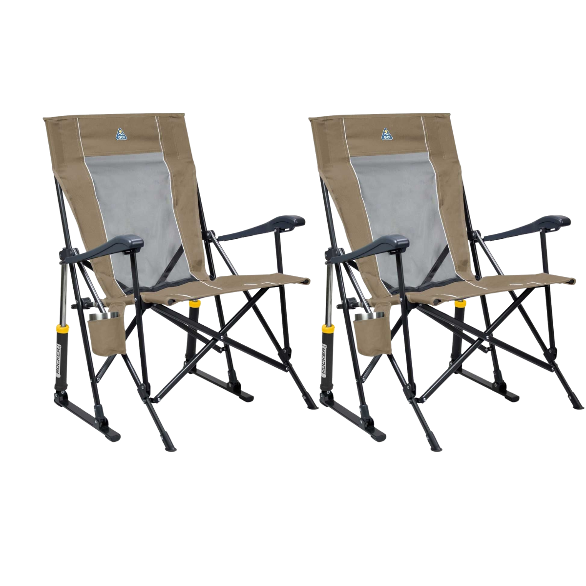 Set GCI faltbarer Schaukelstuhl RoadTrip Rocker Aged Fatigue 2 Stühle Set GCI faltbarer Schaukelstuhl RoadTrip Rocker Aged Fatigue 2 Stuehle - 376335