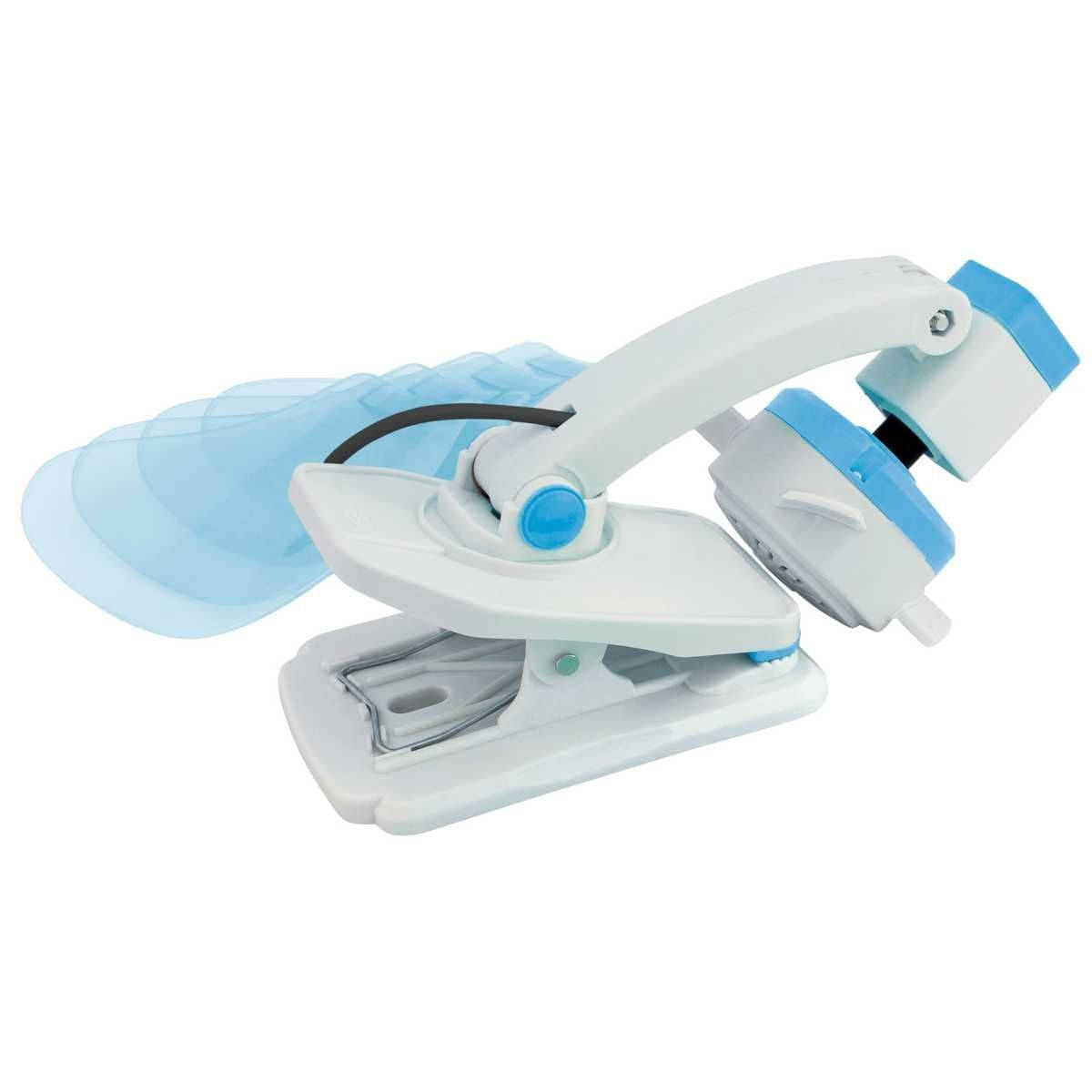 EuroTrail faltbarer Ventilator mit Klammer 12 V Eisblau - ETLT1406