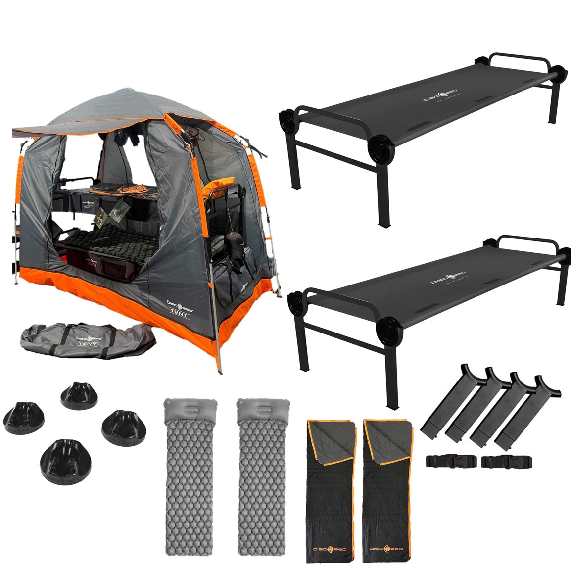 Disc-O-Bed OUTDOOR BUNDLE KOMFORT Single L