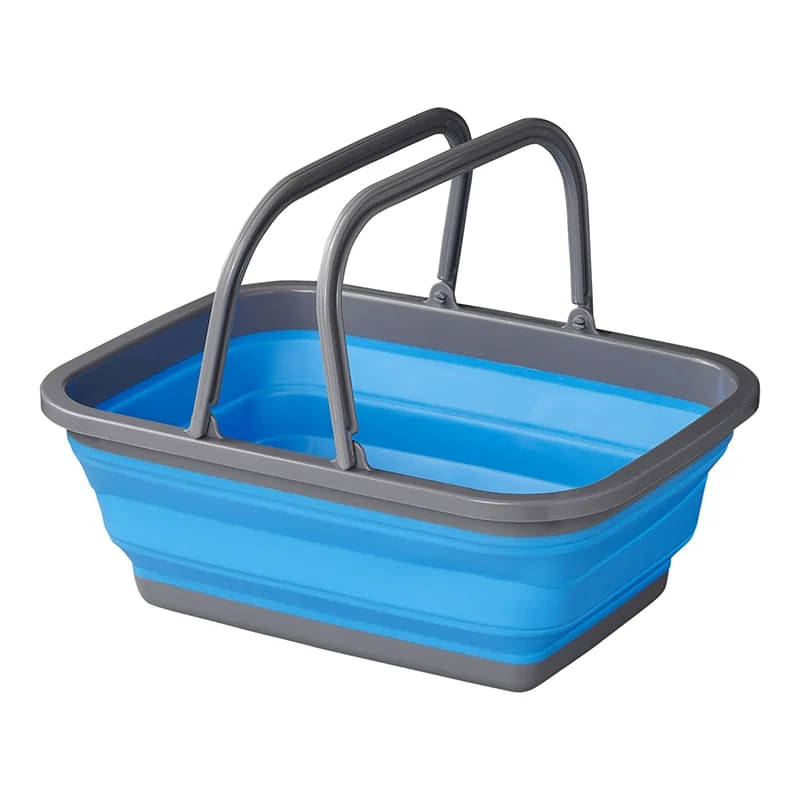 ProPlus Faltschuessel Spuelschuessel Waschschuessel eckig 9 L Blau - 370303