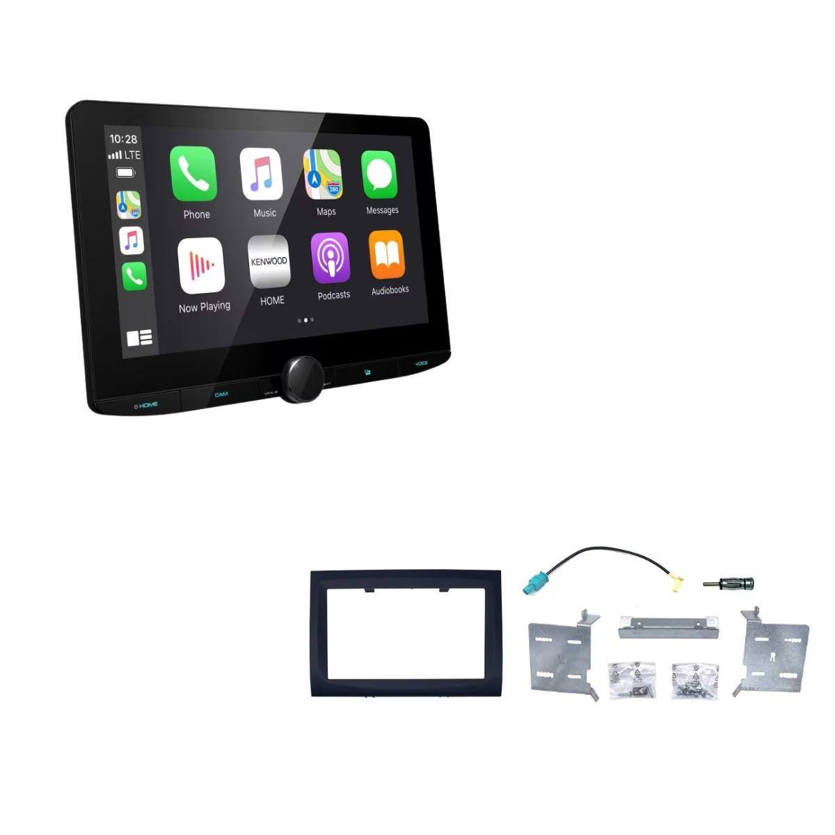 KENWOOD DMS9720XDS inkl- Installations-Kit ohne LFB fuer Fiat Ducato Serie 7 ab Bj. 2014-2022