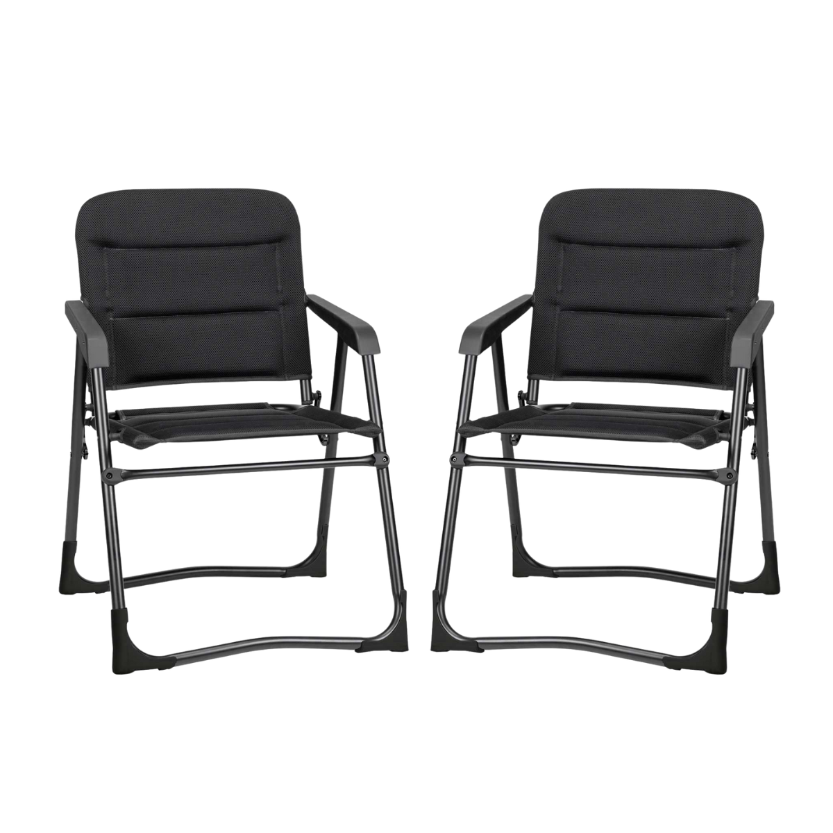 BRUNNER Campingstuhl ARAVEL VANCHAIR Anthrazit 2er-Set - 0404077N.C09