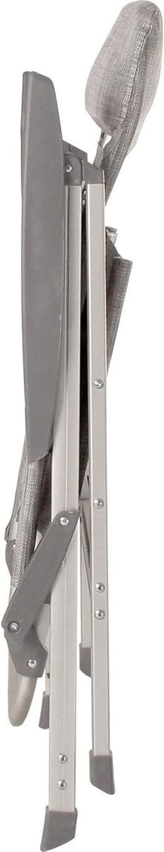 BRUNNER Campingstuhl SKYE Hellgrau mit Beinauflagen 3er-Set - 0404063N-C53 0404064N.C53