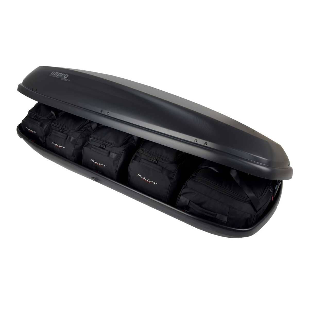 KJUST Dachboxen Taschen Set fuer Dachbox HAPRO CARVER 8.5 5er-Set - 13245