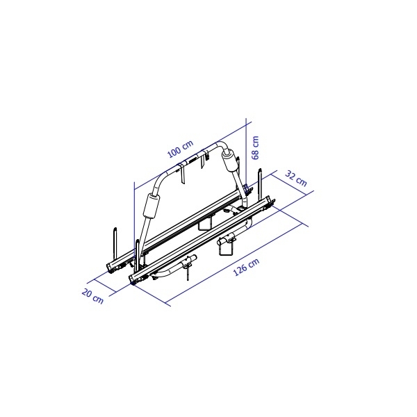 Fahrradtraeger THULE Caravan Light Deichseltraeger - B-WARE - 2. WAHL