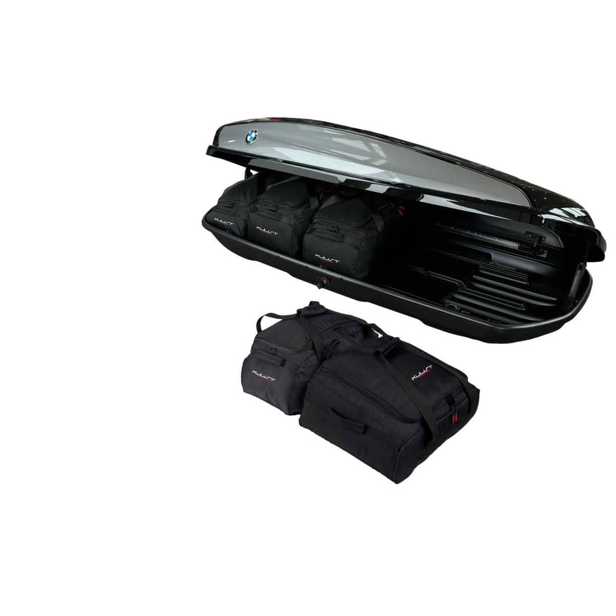 KJUST Dachboxen Taschen Set fuer Dachbox BMW 82732406460 420L 5er-Set - 13178