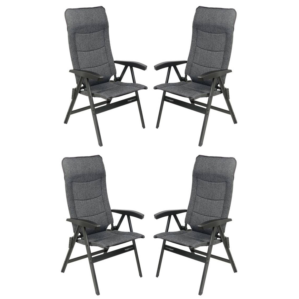 Set WESTFIELD Noblesse Stuhl grey melange 4 Stuehle - 101-101 GM