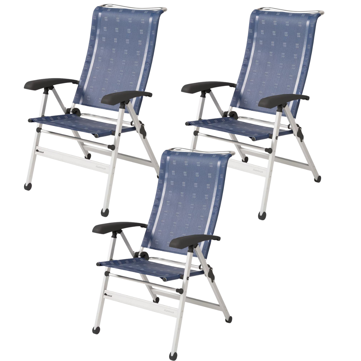 DUKDALF Stuhl Cha Cha blau 3er-Set - 42-02-4611.0