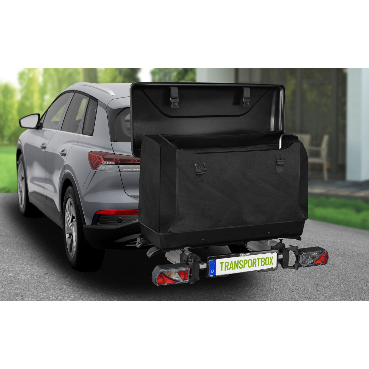 EUFAB 11651 Heckbox 350 Liter fuer Kupplungstraeger - 11651