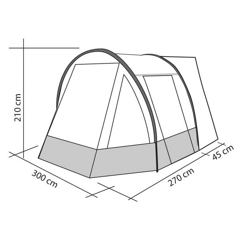 REIMO TENT Bus-Vorzelt TOUR EASY YOUNG 2 - 936556