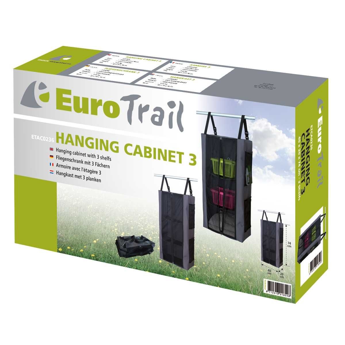 EuroTrail Organizer Haengeschrank 3- 40 x 20 x 74 cm - ETAC0236