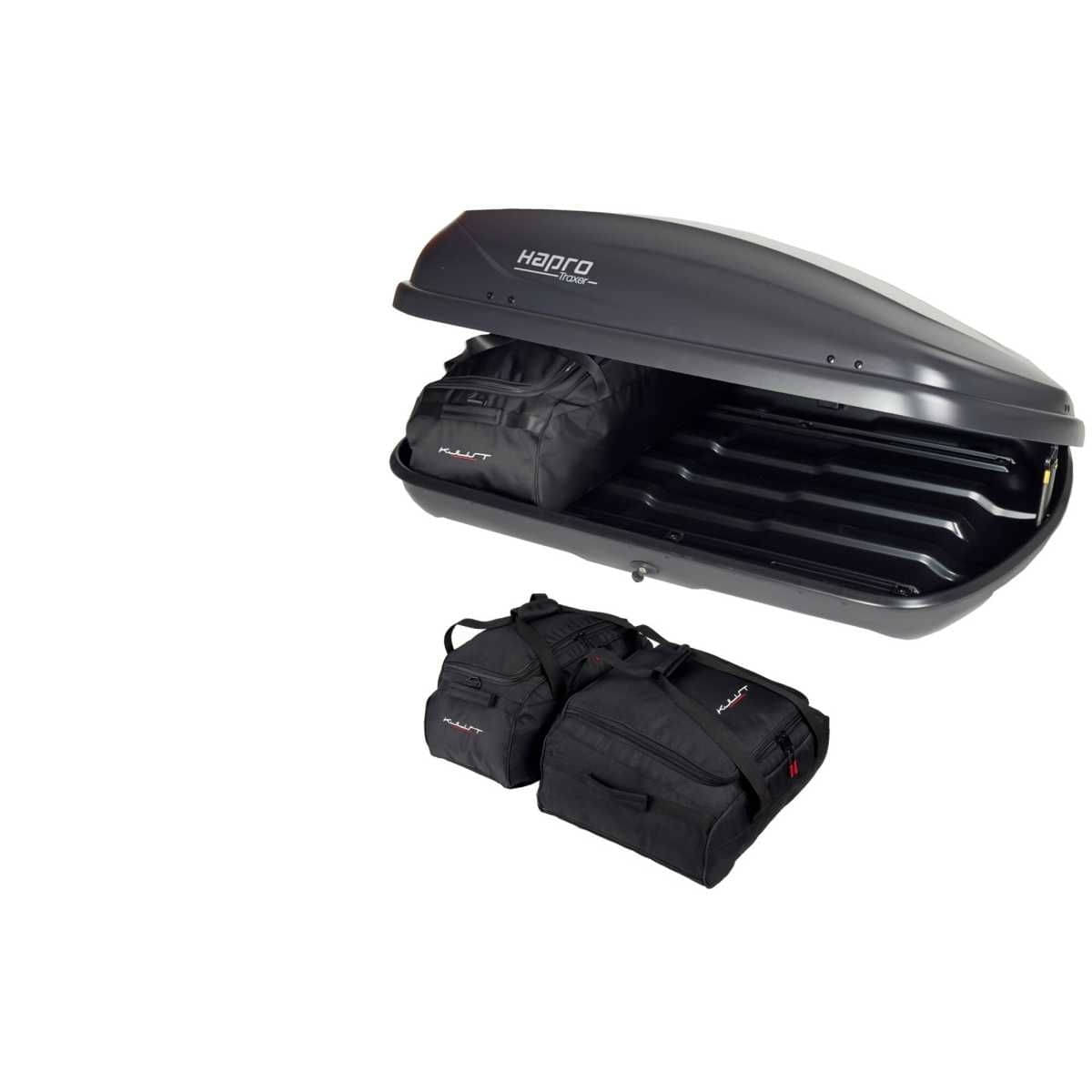 KJUST Dachboxen Taschen Set fuer Dachbox HAPRO TRAXER 4.6 3er-Set - 13247