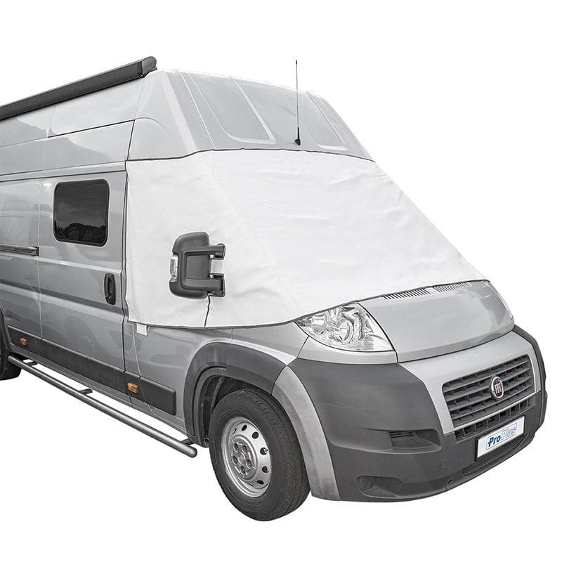 ProPlus voorruitafdekking wit voor Fiat Ducato X250 vanaf bouwjaar 07/2006 - 06/2014 - gecontroleerde retour ProPlus Frontscheibenabdeckung weiss fuer Fiat Ducato X250 ab ab Baujahr 07-2006 - 06-2014 610686WHV01