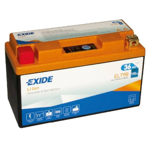 EXIDE Lithium-Batterie ELT9B 12V 3Ah - ELT9B