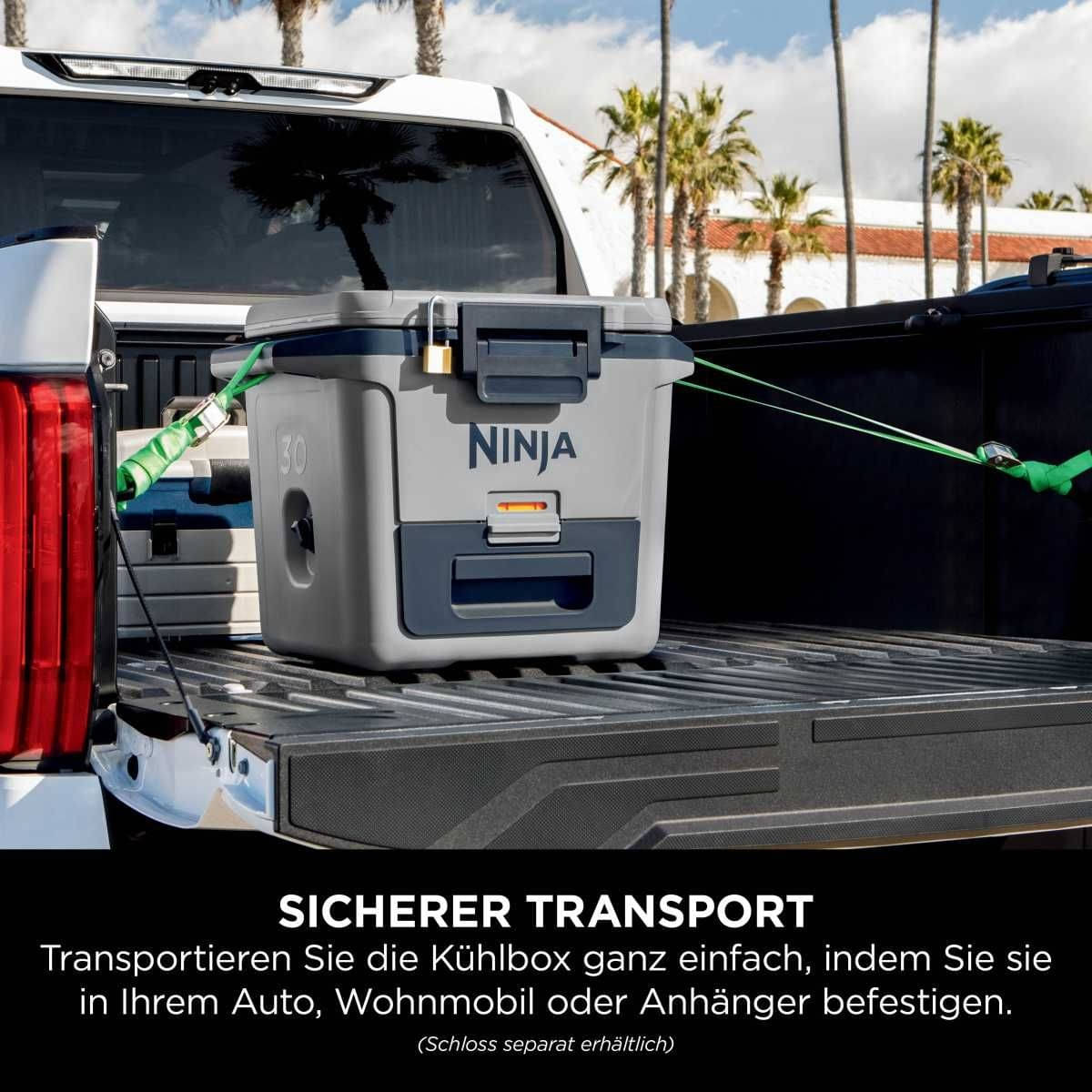 NINJA FrostVault 28L Kuehlbox mit Trockenzone- Schiefergrau - FB131EUGY