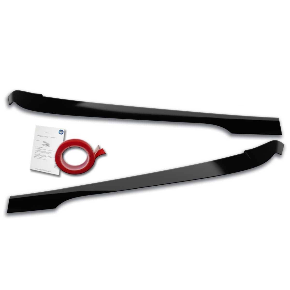 RDX Racedesign Scheinwerferblenden Boeser Blick fuer BMW 3er G20-G21 ab Bj. 2019 Schwarz Glaenzend - RDSB163-GZD