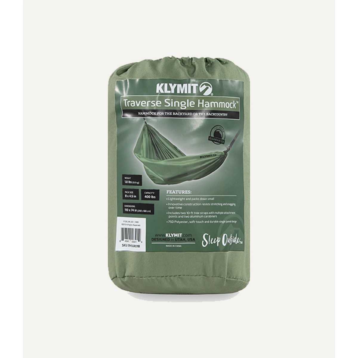 KLYMIT Traverse Hammock Single Haengematte - 09HSGR01B