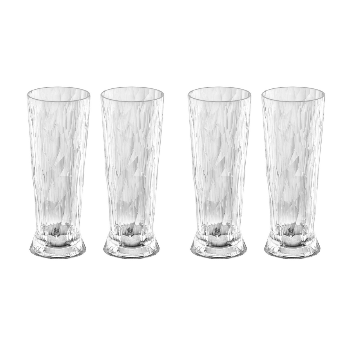 KOZIOL Superglas CLUB NO. 11 Bierglas 500 ml 4er-Set