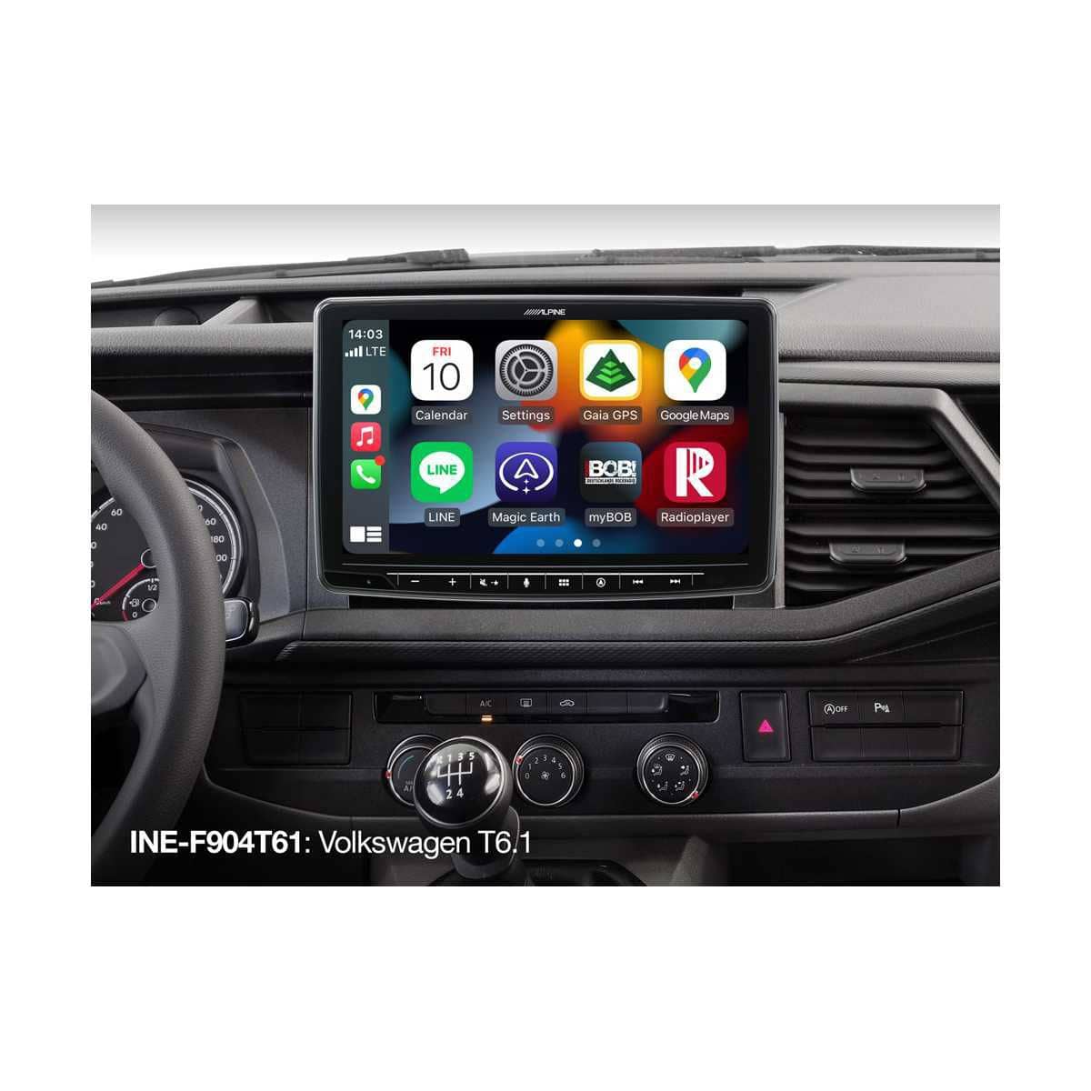 ALPINE Halo 9 Navigationssystem VW T6.1 INE-F904T61-SET ALPINE Halo 9 Navigationssystem VW T6.1 INE-F904T61-SET