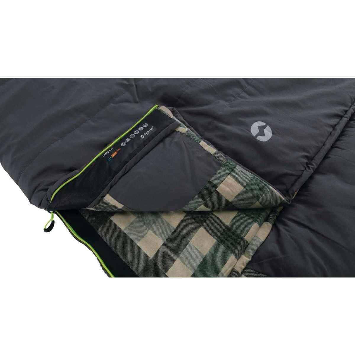 Outwell Camper Deckenschlafsack Zipper links 235 x 90 cm - geprüfte Retoure Outwell Camper Deckenschlafsack Zipper links 235 x 90 cm - 230417