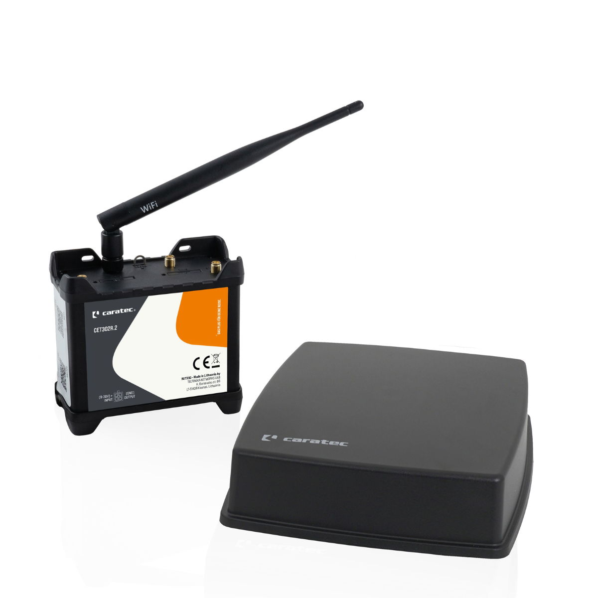 CARATEC Electronics CET302R-2 Caravaning-Routerset mit flacher Dachantenne - CET302R.2