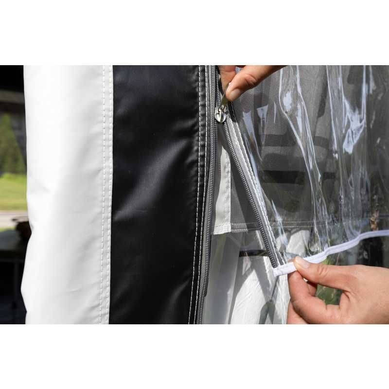 REIMO TENT Wohnwagenvorzelt BOLOGNA 400 x 240 cm Stahl-Gestaenge - 936373