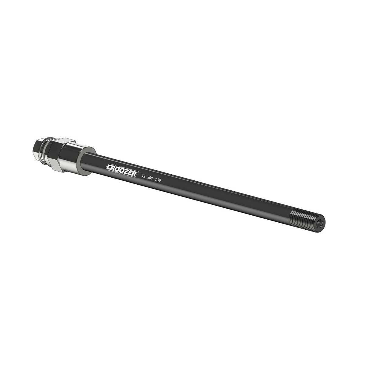 CROOZER Steckachsadapter Gewindesteigung 1.50 - Laenge 203-209 mm- Adapterkopf - 122530618