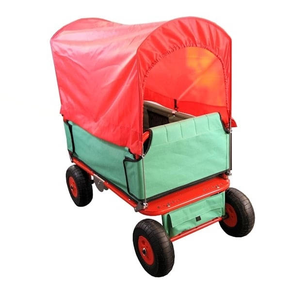 ECKLA Planendach fuer Bollerwagen EcklaTrack Express rot - uni 75350