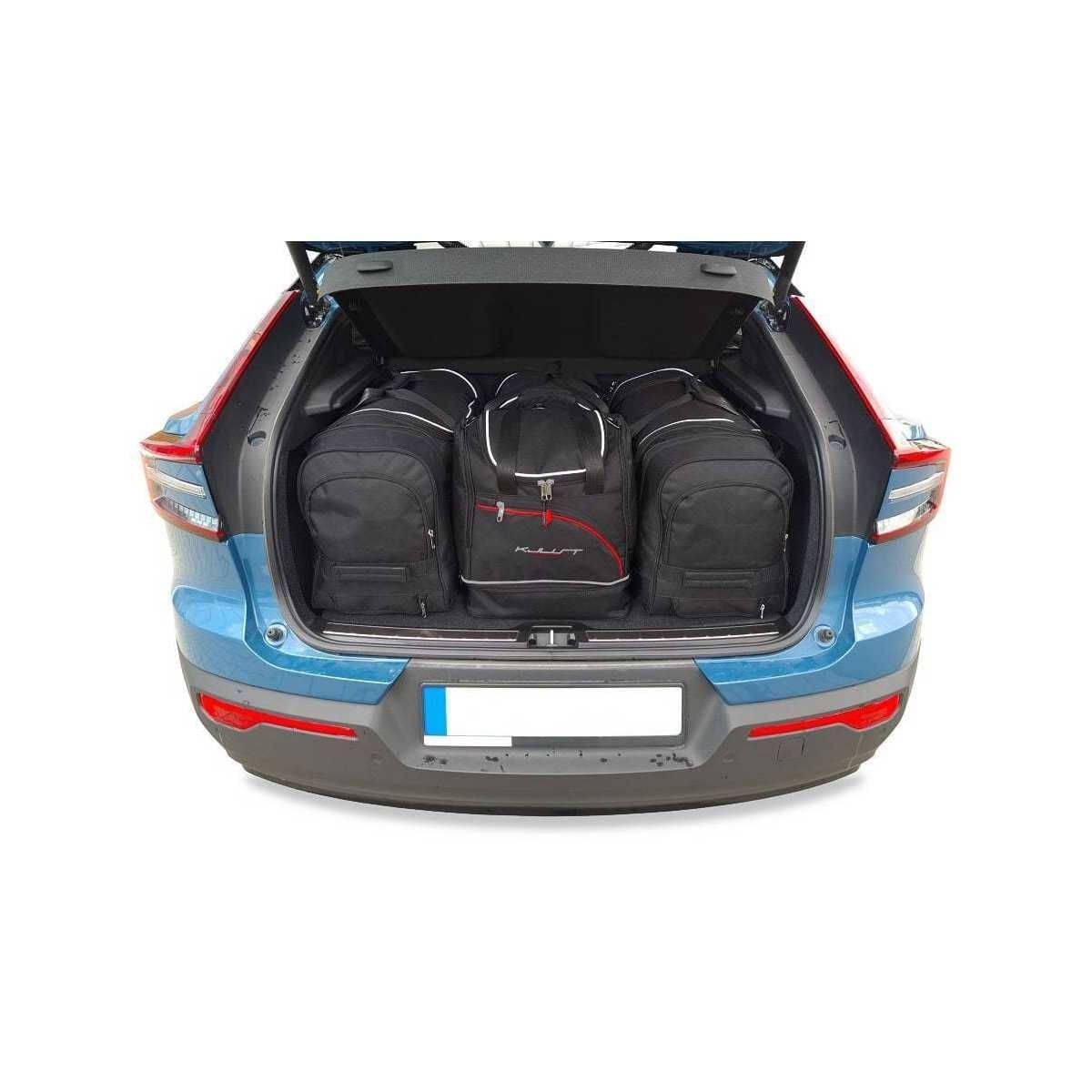 KJUST Kofferraum Taschen Set fuer VOLVO C40 EV ab Bj. 2021 4-erSet - 7042036