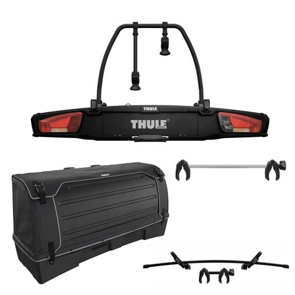 THULE 938 VeloSpace XT 2 Fahrradtraeger black Set inkl. 9383 Heckbox 938110 Erweiterung