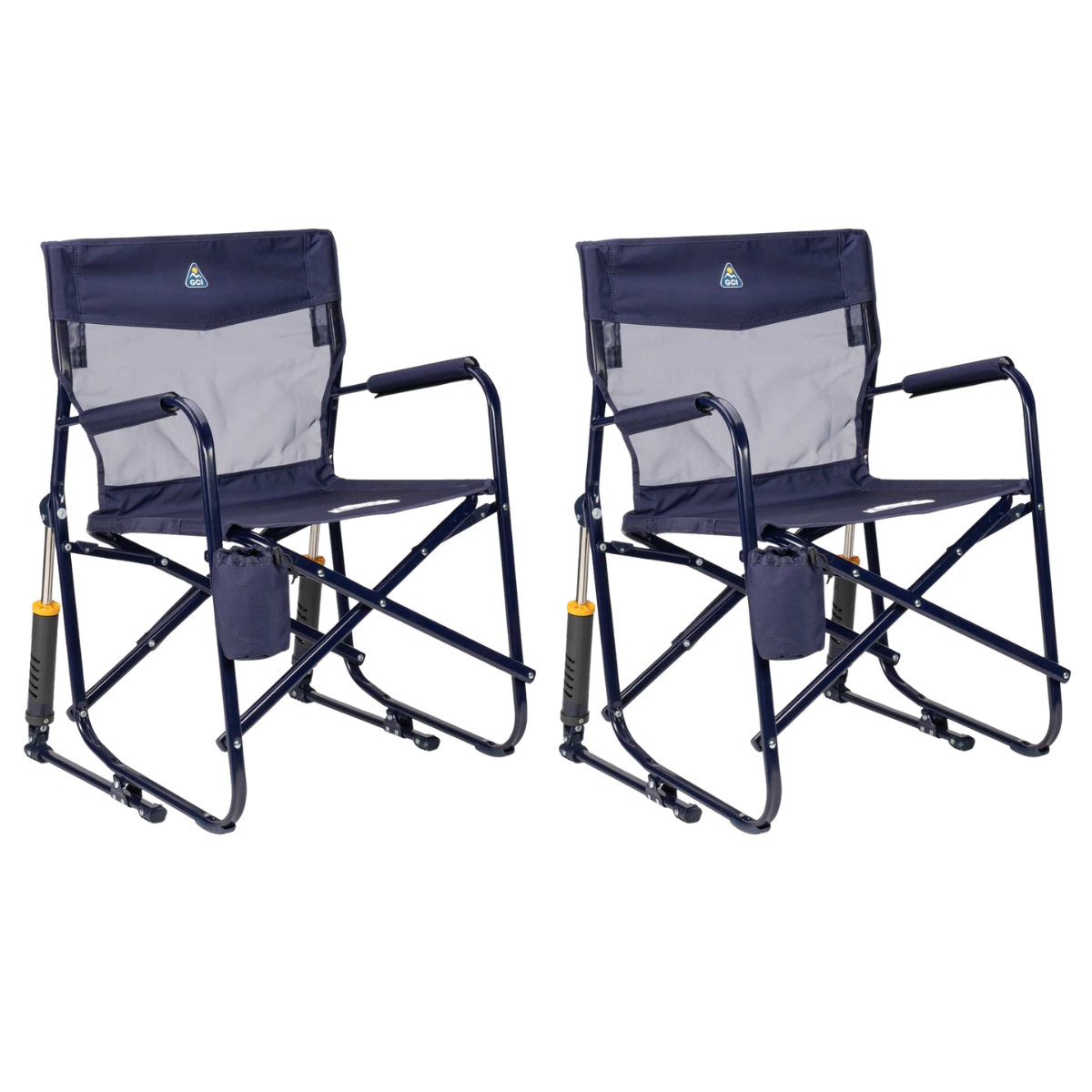 Set GCI faltbarer Schaukelstuhl FreeStyle Elite Rocker Rich Blue 2 Stuehle - 430336