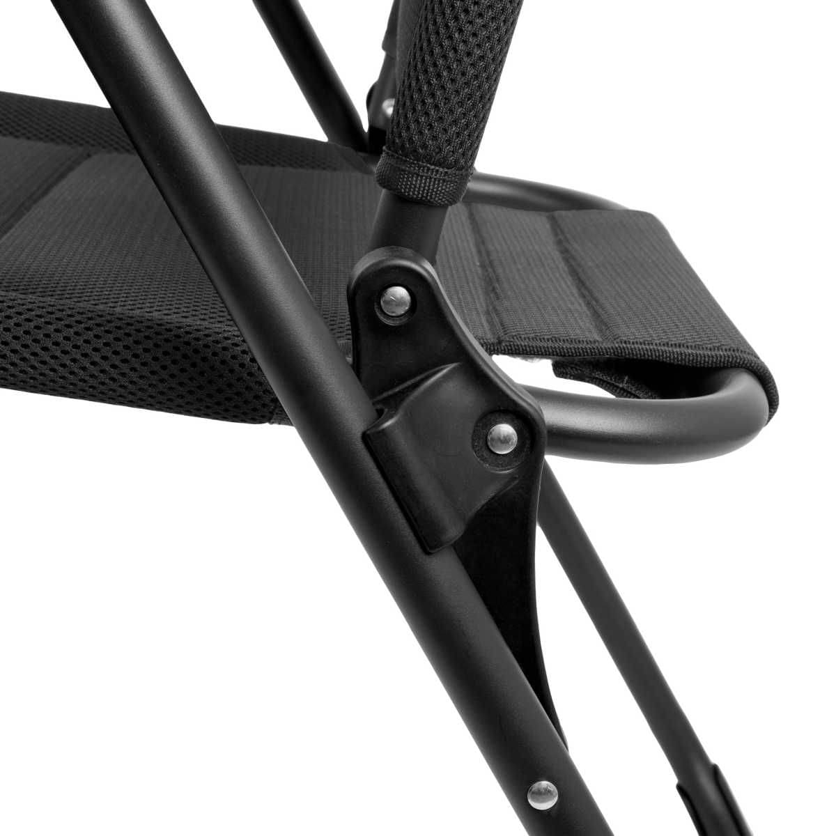 BRUNNER Campingstuhl SKYE 3D RT Schwarz 3er-Set - Rolltisch TITANIUM AXIA 4 122x76 cm - 0404060N.C09 0406098N