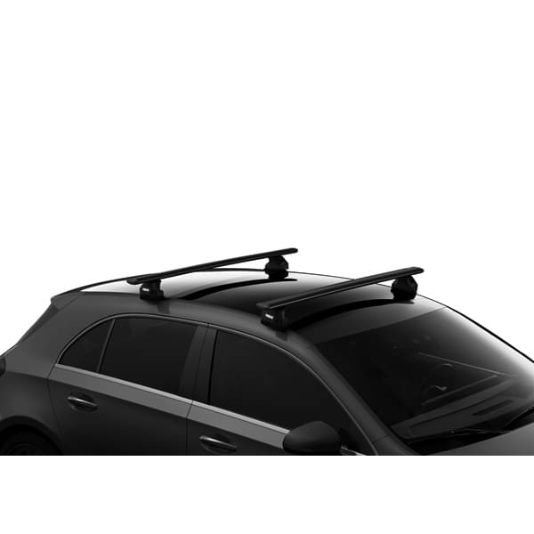 THULE Dachträger Evo WingBar Evo Black 7107 7113 B 7188 Kompletter Thule Dachtraeger Evo mit WingBar Evo Aluschienenprofilen