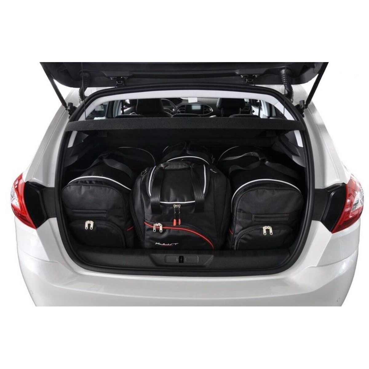 KJUST Kofferraum Taschen Set fuer PEUGEOT 308 Schraegheck Bj. 2013-2021 4er-Set - 7032007
