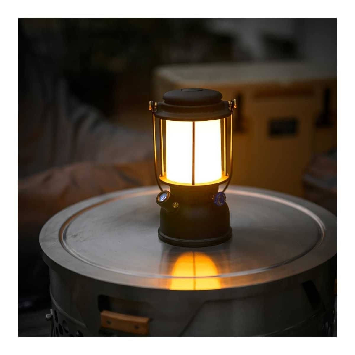 PETROMAX LED Laterne LM500 Schwarz Komplett-Set - PX-LM500-Black PX-18650-BAT LM500-BAG