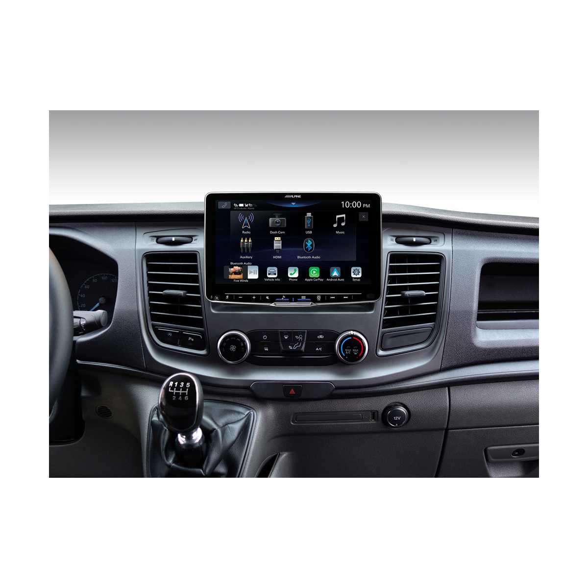 ALPINE HALO 9 Digital-Media-Station Ford Transit Custom ab Bj. 2018 iLX-F905TRA