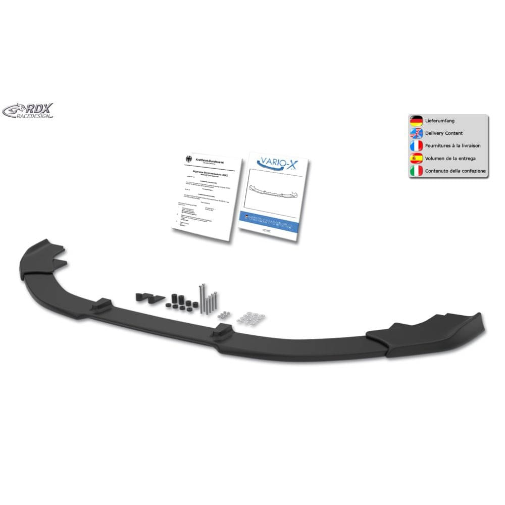 RDX Frontspoiler Frontlippe VARIO-X fuer TESLA Model S ab Bj. 2016 - RDFAVX30805