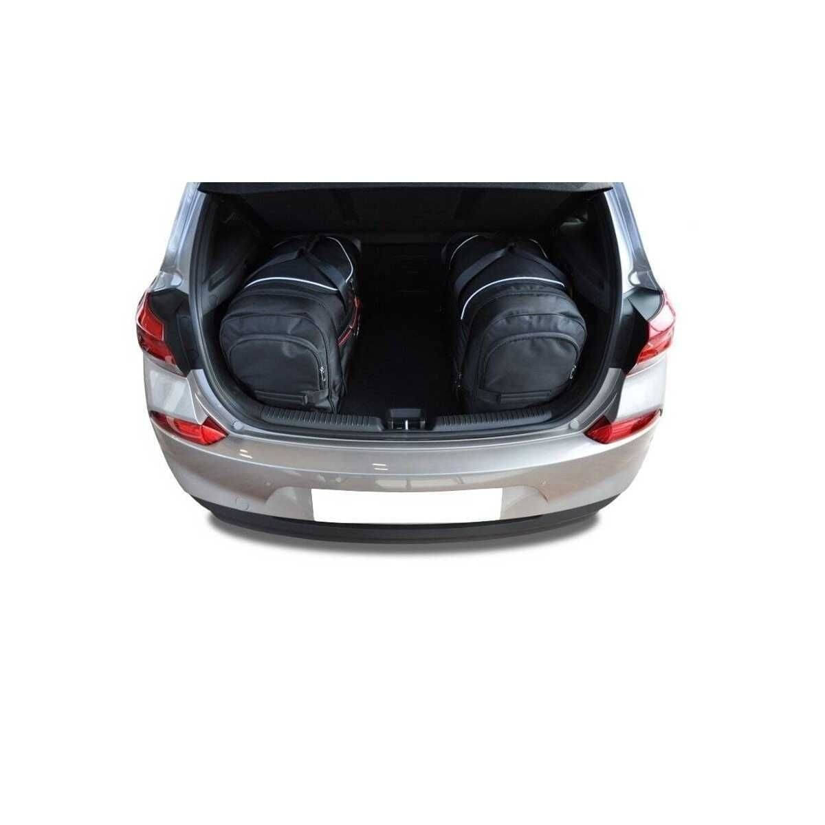 KJUST Kofferraum Taschen Set fuer HYUNDAI i30 Schraegheck ab Bj. 2017 4er-Set - 7018024