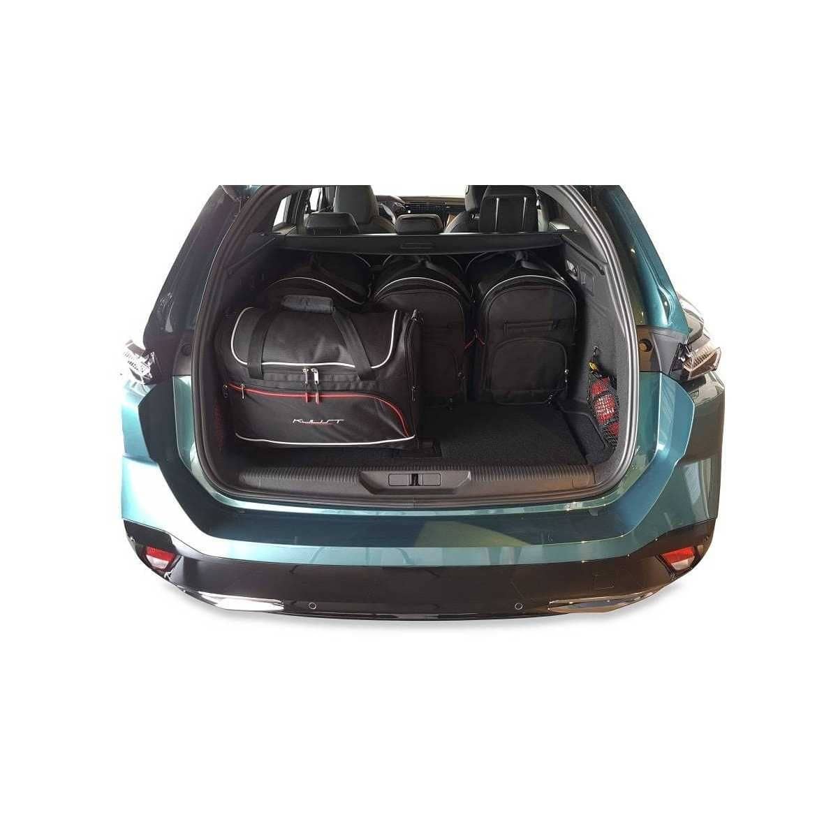 KJUST Kofferraum Taschen Set fuer PEUGEOT 308 SW PHEV ab Bj. 2021 5er-Set - 7032037