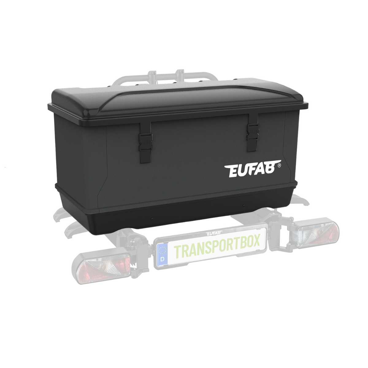 EUFAB 11651 Heckbox 350 Liter fuer Kupplungstraeger - 11651