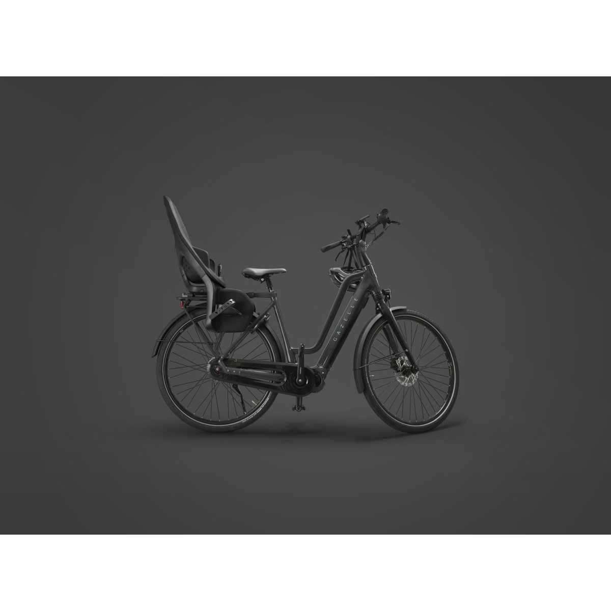 THULE Yepp 2 Maxi MIK HD Fahrradkindersitz Gepaecktraeger Black - 12021401