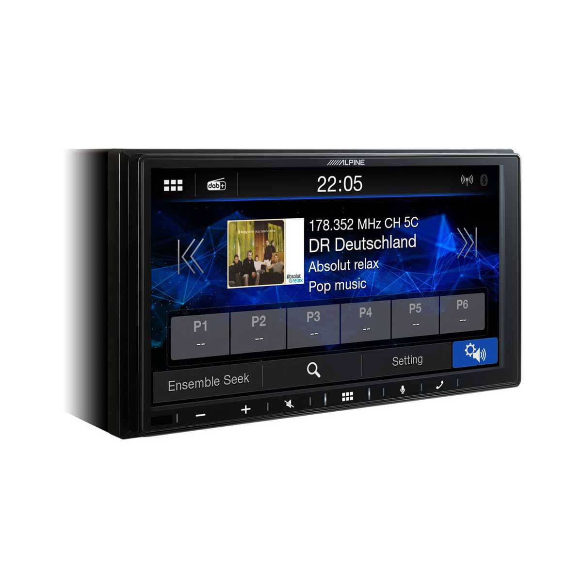 ALPINE 2-DIN-Digital-Media-Station iLX-W690D