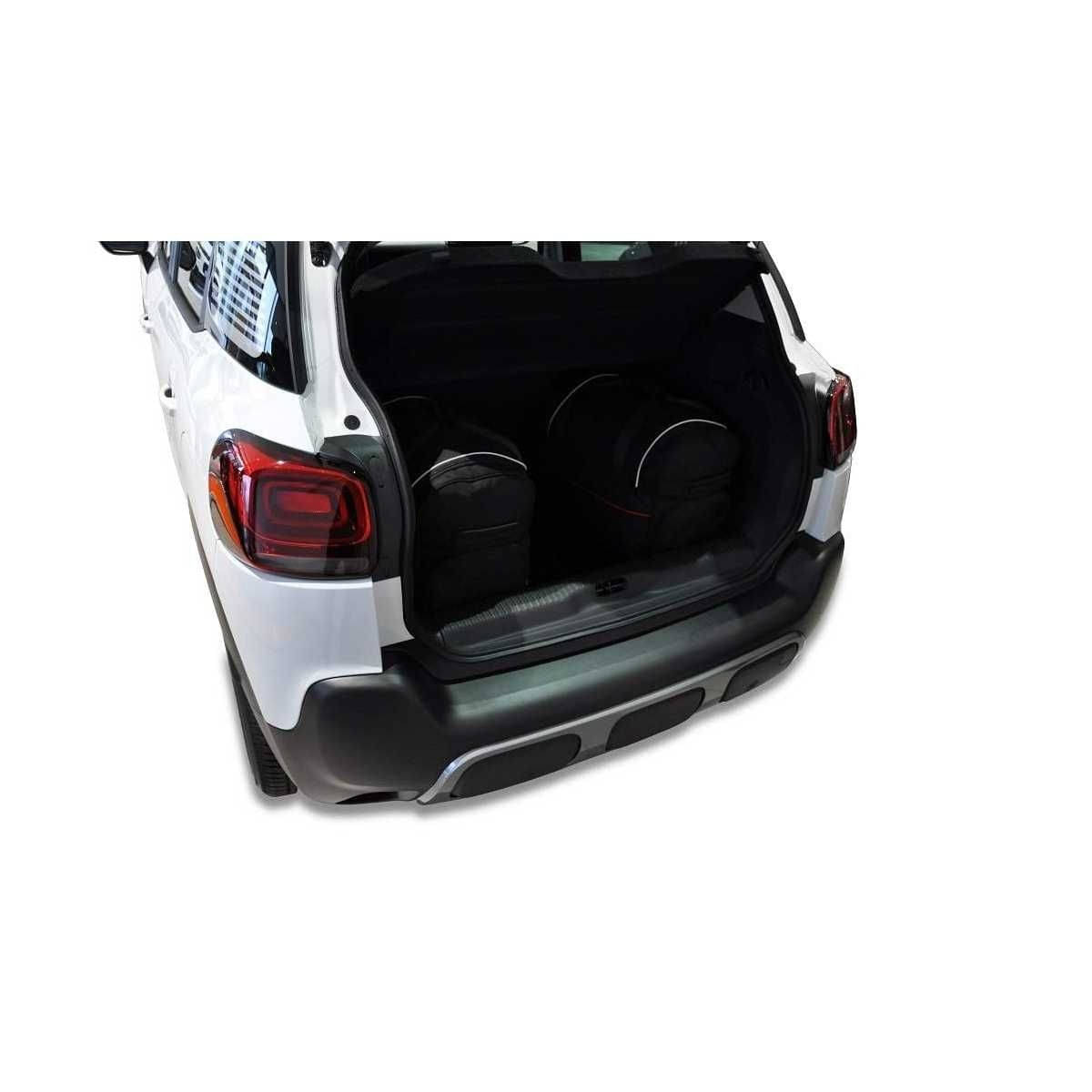 KJUST Kofferraum Taschen Set fuer CITROEN C3 AIRCROSS ab Bj. 2017 3er-Set - 7010026