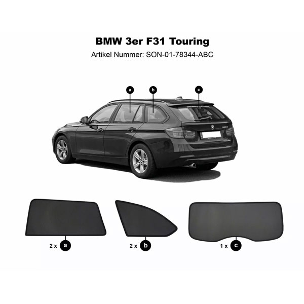 Sonniboy ClimAir Sonnenschutz BMW 3er F31 5-T 2012-2019