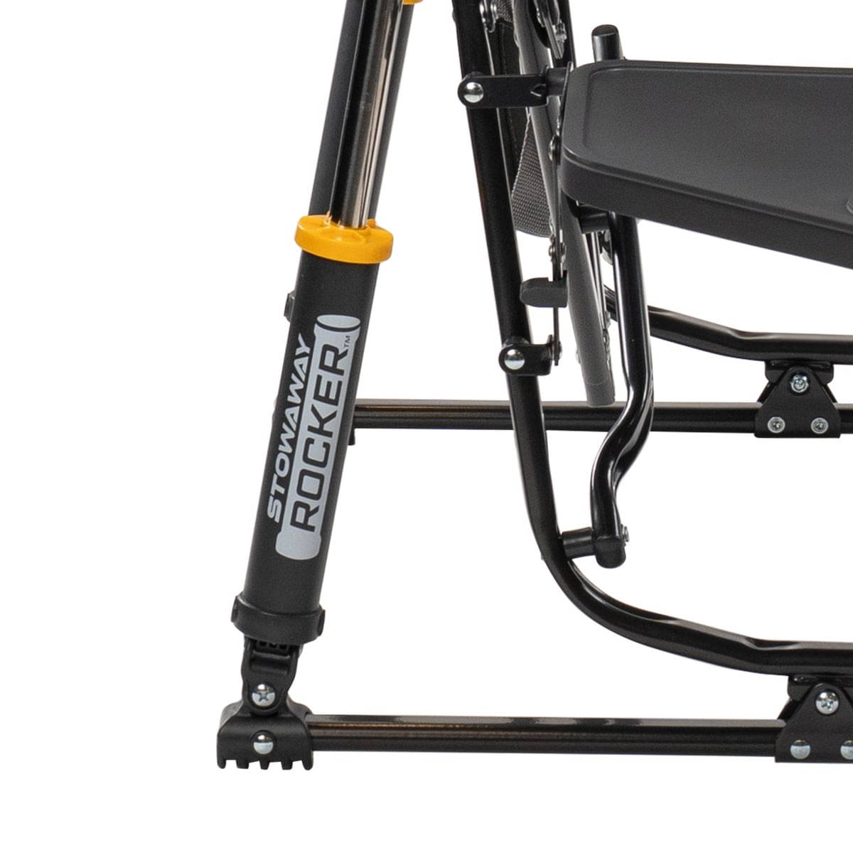 GCI faltbarer Schaukelstuhl Stowaway Rocker mit Seitentisch Dark Charcoal GCI faltbarer Schaukelstuhl Stowaway Rocker mit Seitentisch Dark Charcoal - 379339