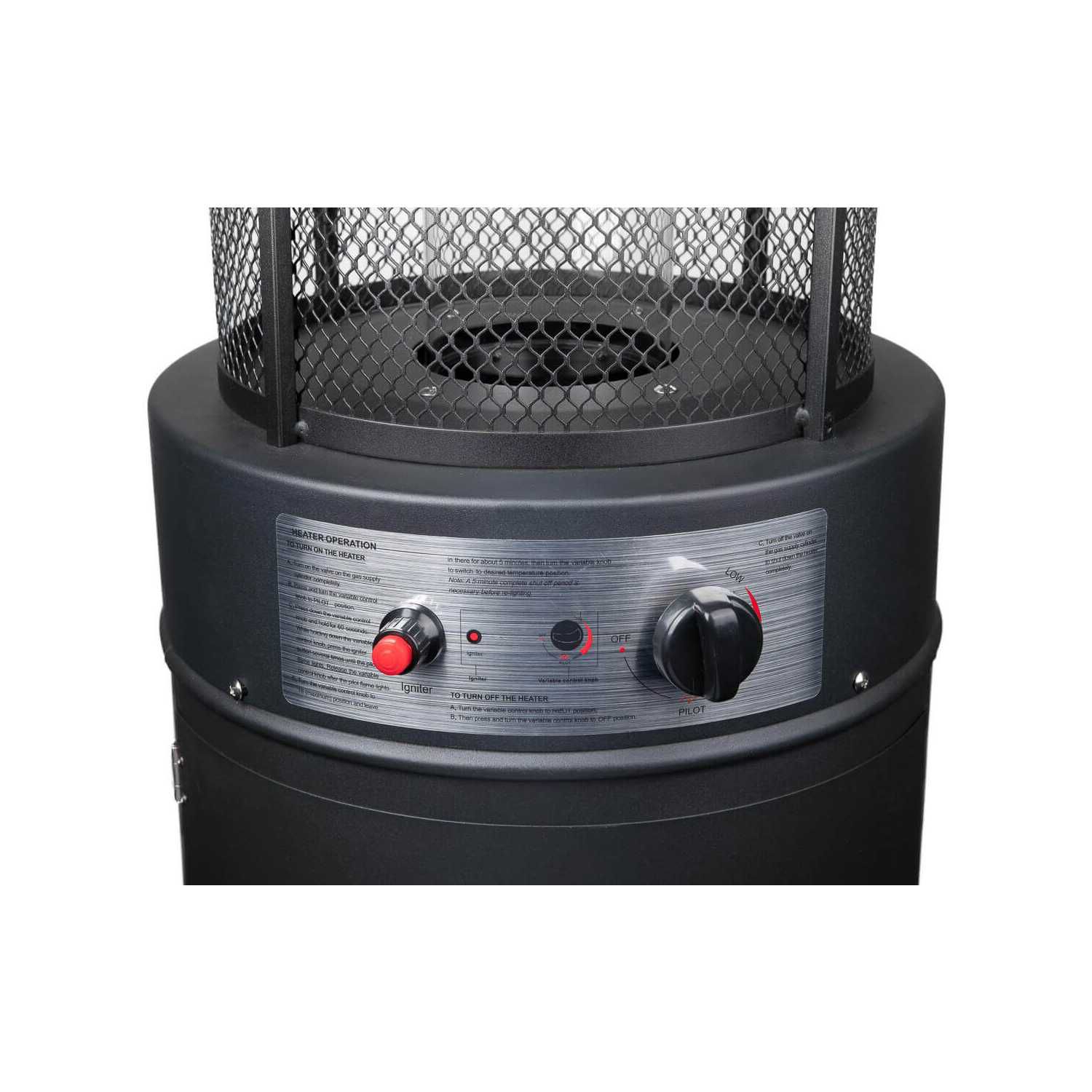 Eurom Terrassenheizer Flameheater Round 11000 DE - 324365